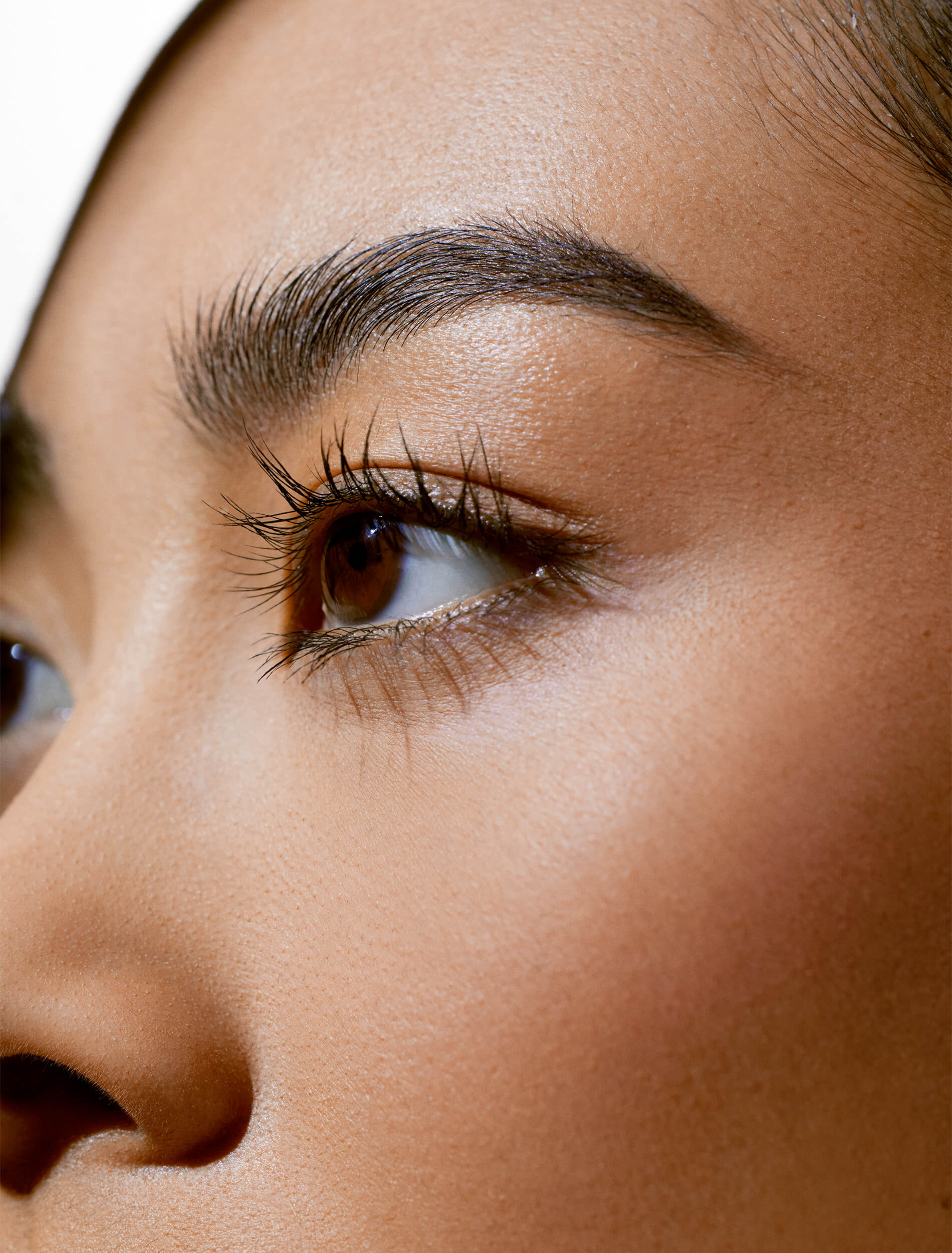 Model with lashes